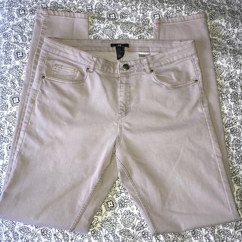 H&M Skinny Jeans in Mauve